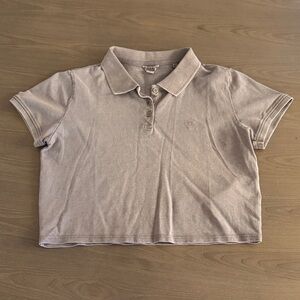 Guess Women's Tan Crop Top